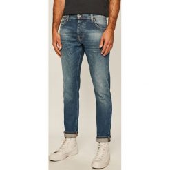 Mustang - Jeansy Harlem. Niebieskie jeansy męskie Mustang, bez wzorów. W wyprzedaży za 269,90 zł.