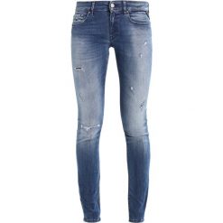 Replay LUZ Jeans Skinny Fit destroyed denim. Szare jeansy damskie Replay. W wyprzedaży za 607,20 zł.