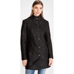 Desigual Simone Płaszcz Czarny. Czarne kurtki damskie Desigual, na wiosnę, bez wzorów, z elastanu, bez kaptura. Za 895,95 zł.