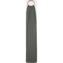 Tommy Jeans - Szalik. Szare szaliki damskie Tommy Jeans, bez wzorów, z wełny. Za 229,90 zł.
