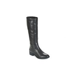 Kozaki Geox D FELICITY. Czarne buty zimowe damskie Geox. Za 689,00 zł.