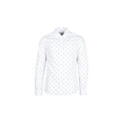 Koszule z długim rękawem Calvin Klein Jeans REGULAR FIT POLO. Białe koszule męskie marki Calvin Klein Jeans, s, bez wzorów, z jeansu, polo, z długim rękawem. Za 349,00 zł.
