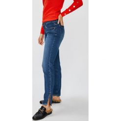 Guess Jeans - Jeansy Marilyn 3 Zip. Niebieskie boyfriendy damskie Guess Jeans, z obniżonym stanem. Za 399,90 zł.