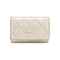 DKNY Sofia Medium Cross body bag Złoty. Żółte torebki klasyczne damskie DKNY, w paski, ze skóry, bez dodatków. Za 826,95 zł.