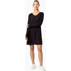 Marc Cain Sports - Sukienka damska, niebieski. Niebieskie sukienki damskie Marc Cain Sports, bez wzorów, prążkowane, eleganckie, bez kołnierzyka, bez rękawów. Za 699,95 zł.