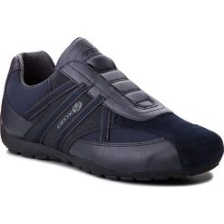 Sneakersy GEOX - U Ravex B U823FB 05411 C4002 Navy1. Niebieskie sneakersy męskie Geox, na co dzień, bez wzorów, ze skóry ekologicznej, eleganckie, bez zapięcia. W wyprzedaży za 199,00 zł.