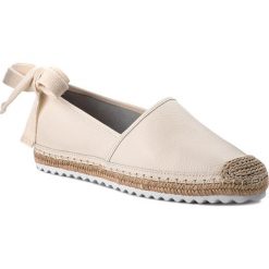 Espadryle KAZAR - Manila 32777-01-29 Cream. Brązowe espadryle damskie Kazar, ze skóry, na płaskiej podeszwie. Za 269,00 zł.