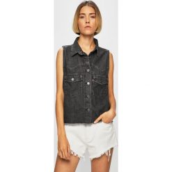 Levi's - Top. Szare bluzki damskie Levi's®, s, bez wzorów, z bawełny, bez kołnierzyka. W wyprzedaży za 189,90 zł.