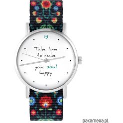 Zegarek - Happy soul - folk czarny, nato. Czarne zegarki damskie Pakamera. Za 129,00 zł.