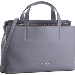 Torebka CALVIN KLEIN - Drive Tote K60K604461 008. Szare torebki klasyczne damskie marki Calvin Klein, ze skóry ekologicznej. Za 749,00 zł.