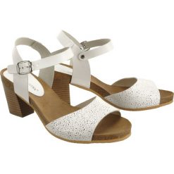 DR. BRINKMANN 710947-3 weiB, sandały profilaktyczne damskie. Sandały damskie Dr. Brinkmann, bez wzorów, bez obcasa, na obcasie, bez zapięcia. Za 239,90 zł.
