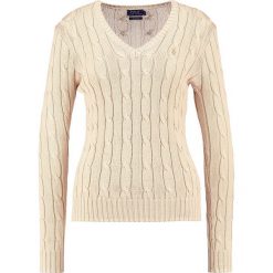 Polo Ralph Lauren KIMBERLY Sweter natural. Brązowe swetry klasyczne damskie marki Polo Ralph Lauren, xl, z bawełny. W wyprzedaży za 369,85 zł.