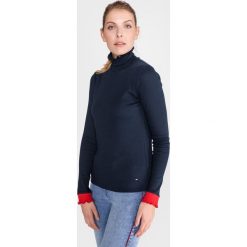 Tommy Hilfiger Kylie Sweter Niebieski. Niebieskie bluzy damskie TOMMY HILFIGER, s, bez wzorów, z elastanu, bez rękawów, bez kaptura. Za 238,95 zł.
