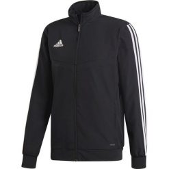 Bluza adidas Tiro Presentation Jacket 19 DJ2591. Czarne bluzy męskie Adidas, m, bez wzorów, z tkaniny, bez kołnierzyka, bez rękawów, bez kaptura. Za 199,00 zł.