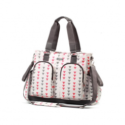 Torebki klasyczne damskie: Babyono 1506/02 Torba dla mamy GLAM z matą do przewijania NEW!