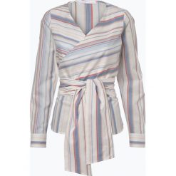BOSS - Bluzka damska – Barap, niebieski. Niebieskie bluzki damskie Boss, s, bez wzorów, bez kołnierzyka, bez rękawów. Za 449,95 zł.