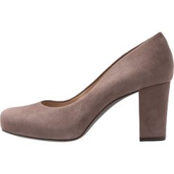 Unisa NUMIS Czółenka na platformie cinder. Szare buty ślubne damskie marki Unisa, z materiału, na platformie. Za 419,00 zł.