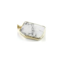 Colare Modern Howlit złoto. Białe naszyjniki damskie Brazi druse jewelry, na imprezę, srebrne. Za 170,00 zł.
