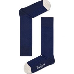 Happy Socks - Skarpety. Szare skarpetki męskie Happy Socks, bez wzorów, z elastanu. W wyprzedaży za 49,90 zł.