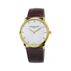 ZEGAREK FREDERIQUE CONSTANT SLIMLINE GENTS FC-200RS5S35. Białe zegarki męskie marki FREDERIC CONSTANT, ze stali. Za 2499,00 zł.