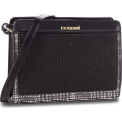 Torebka MONNARI - BAG3640-020 Black. Czarne listonoszki damskie Monnari, na co dzień, bez wzorów, ze skóry ekologicznej, bez dodatków. W wyprzedaży za 119,00 zł.