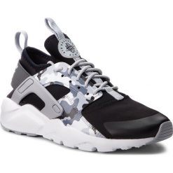 Buty NIKE - Air Huarache Run Ultra Prt Gs AQ9038 001 Black/Wolf Grey/Dark Grey. Czarne półbuty damskie Nike, na co dzień, ze skóry ekologicznej, na płaskiej podeszwie. W wyprzedaży za 379,00 zł.