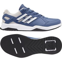 BUTY TRENINGOWE DURAMO 8 (46 2/3). Buty sportowe męskie Adidas, z syntetyku, bez zapięcia. W wyprzedaży za 199,99 zł.