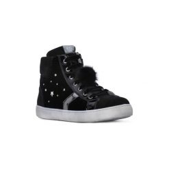 Buty Dziecko Nero Giardini MP NERO GIARDINI DOLOMITI NERO. Czarne trampki dziewczęce marki Nero Giardini MP, bez wzorów, bez zapięcia. Za 299,81 zł.