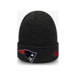 New Era New England Patriots Essential Czapka Czarny Szary. Szare czapki męskie New Era, bez wzorów, z materiału. Za 128,95 zł.