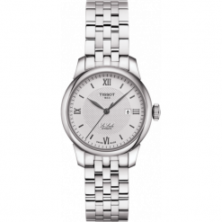 ZEGAREK TISSOT LE LOCLE T006.207.11.038.00. Szare, analogowe zegarki damskie TISSOT, srebrne. Za 2350,00 zł.