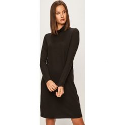 Vero Moda - Sukienka. Szare sukienki damskie Vero Moda, na co dzień, s, bez wzorów, z elastanu, casualowe, z golfem, z długim rękawem, długie, mini, proste. W wyprzedaży za 89,90 zł.
