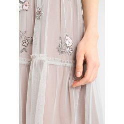 Sukienki: Frock and Frill BECKY EMBELLISEHD FLORAL TIERD MINI DRESS Sukienka koktajlowa grey
