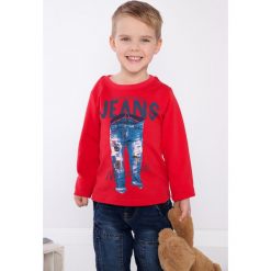 Czerwona bluza chłopięca NDZ9049. Czerwone bluzy chłopięce marki Fasardi. Za 39,00 zł.