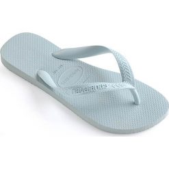 Havaianas - Japonki. Niebieskie klapki damskie Havaianas, bez wzorów, z materiału, bez obcasa. W wyprzedaży za 49,90 zł.