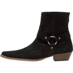Botki męskie: Topman MAX Botki kowbojki i motocyklowe black