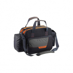 Torba TRANSPORTOWA TRAP 250 naboi. Czarne torby męskie sportowe marki SOLOGNAC, bez wzorów, z poliesteru, sportowe. Za 129,99 zł.
