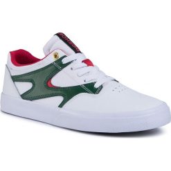 Sneakersy DC - Kalis Vulc ADYS300569 White/Red(WRD). Białe sneakersy męskie DC, bez zapięcia. W wyprzedaży za 219,00 zł.