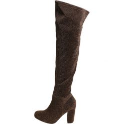 Buty zimowe damskie: Steve Madden OWNEEX Kozaki na obcasie bronze glitter