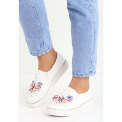 Trampki i tenisówki damskie: Białe Slip On Great Windmill