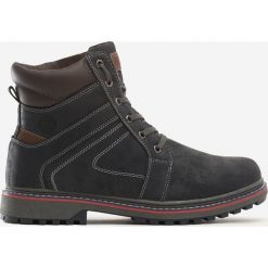 Granatowe Trapery Weston. Niebieskie buty trekkingowe męskie Born2be, z paskami. Za 179,99 zł.