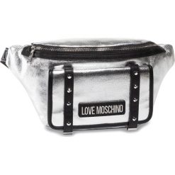 Saszetka nerka LOVE MOSCHINO - JC4082PP1ALL190A Argento/Nero. Szare nerki damskie Love Moschino, bez wzorów, ze skóry ekologicznej, młodzieżowe, bez dodatków. Za 749,00 zł.