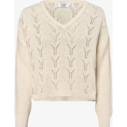 NA-KD - Sweter damski, biały. Białe swetry damskie NA-KD, l, bez wzorów, ze splotem, bez rękawów, bez kaptura. Za 249,95 zł.