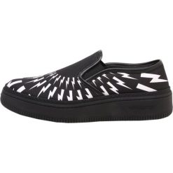 Trampki męskie: Neil Barrett SLIP ON BASKETBALL TRAINER Tenisówki i Trampki black/white