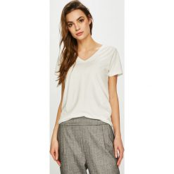 Answear - Top Orient Express. Pomarańczowe bluzki damskie ANSWEAR, s, bez wzorów, z bawełny, casualowe, bez kołnierzyka, z krótkim rękawem. W wyprzedaży za 24,90 zł.