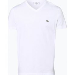 Lacoste - T-shirt męski, biały. Białe t-shirty męskie Lacoste, s, bez wzorów, z bawełny, klasyczne, z klasycznym kołnierzykiem. Za 179,95 zł.