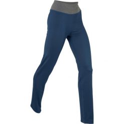 Spodnie sportowe ze stretchem, długie, Level 1 bonprix ciemnoniebieski. Niebieskie bryczesy damskie bonprix. Za 49,99 zł.