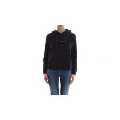 Bluzy Calvin Klein Jeans J20J20565099. Czarne bluzy damskie Calvin Klein Jeans, xs, bez wzorów, z jeansu, bez rękawów, bez kaptura. Za 289,57 zł.