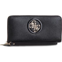 Duży Portfel Damski GUESS - SWVG71 86460 BLACK. Czarne portfele damskie Guess, z aplikacjami, ze skóry ekologicznej. Za 279,00 zł.