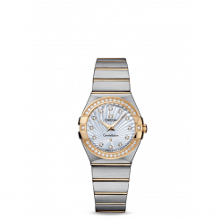 ZEGAREK OMEGA Constellation 123.25.27.60.55.004. Szare zegarki damskie marki OMEGA, złote. Za 30500,00 zł.