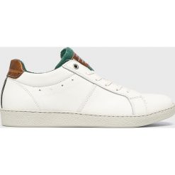 Bullboxer - Buty. Białe buty sportowe męskie marki Bullboxer, ze skóry, na sznurówki. Za 319,90 zł.